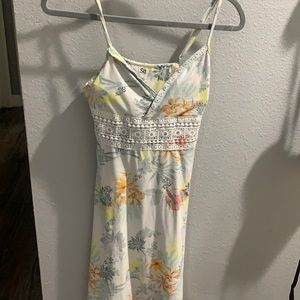 Flowered sun dress